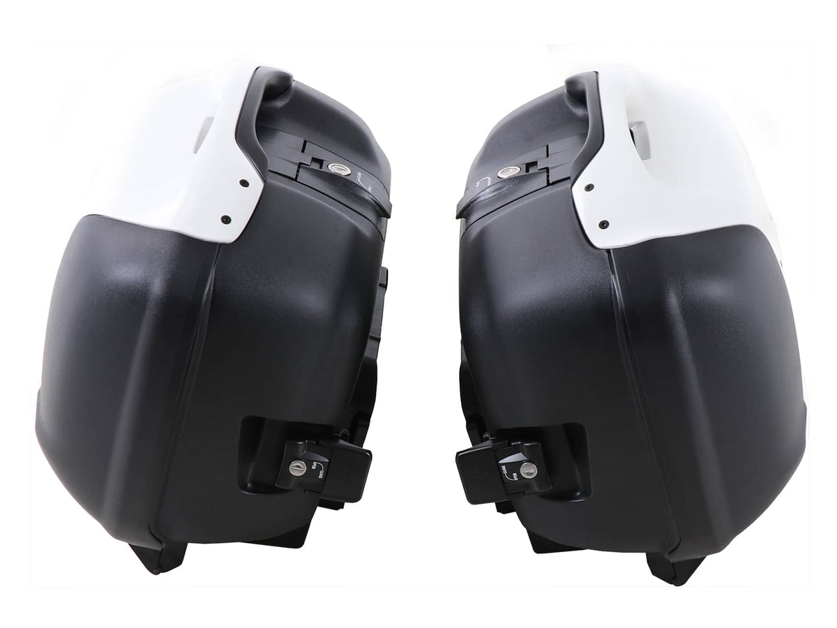 Hepco & Becker Journey 42 side case set right/left white