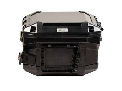 Hepco & Becker Xplorer 37 left black for cutout carrier (cut out for exhaust)