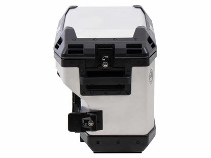 Hepco & Becker Xplorer 37 right silver for cutout carrier (cut out for exhaust)