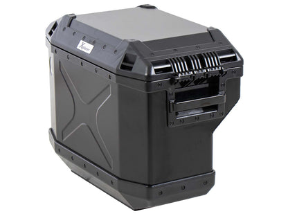 Hepco & Becker Xplorer 37 right black for cutout carrier (cut out for exhaust)
