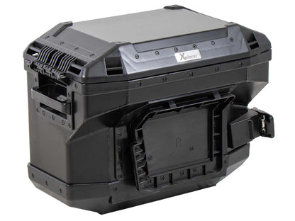 Hepco & Becker Xplorer 37 right black for cutout carrier (cut out for exhaust)