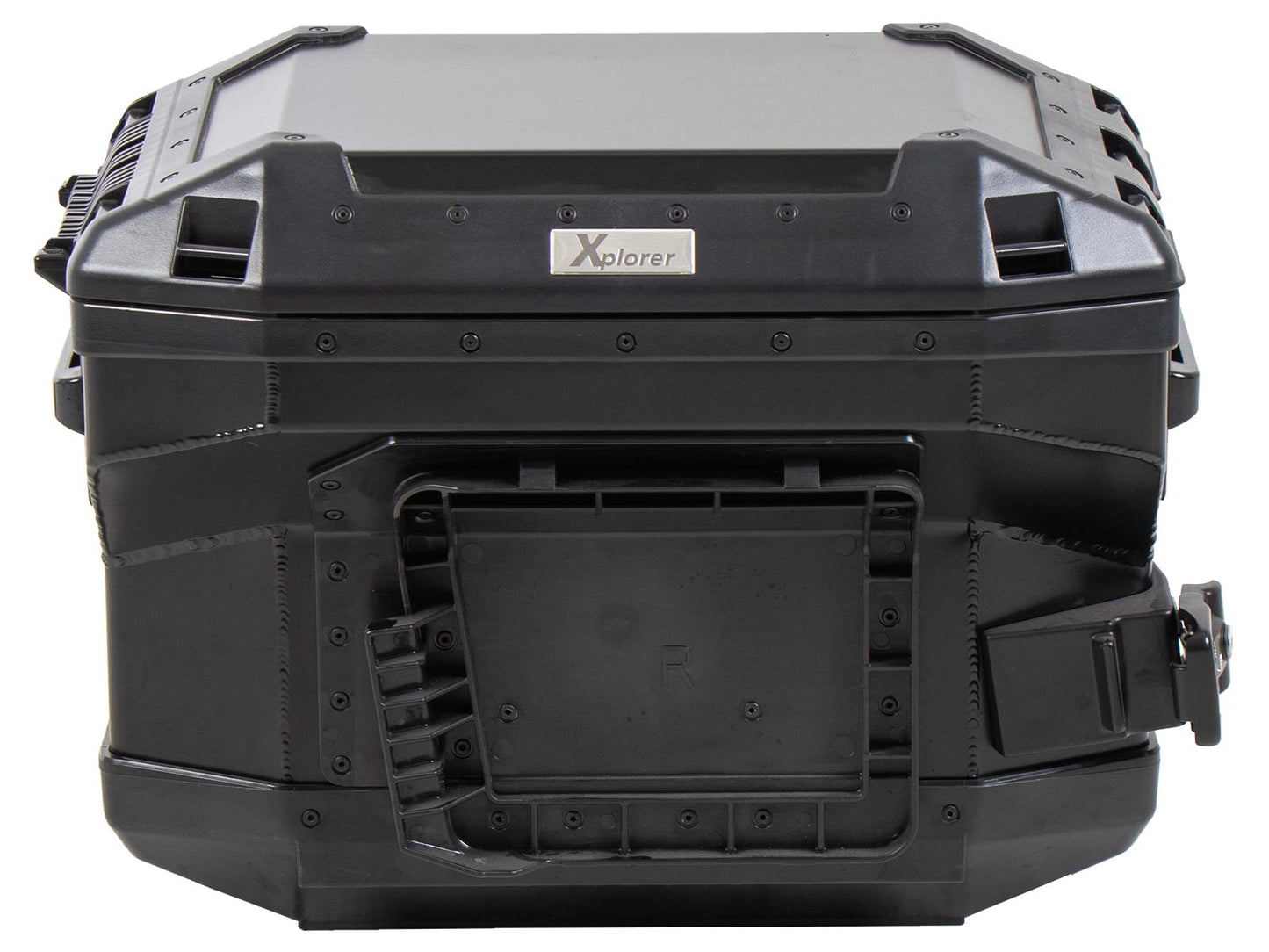 Hepco & Becker Xplorer 37 right black for cutout carrier (cut out for exhaust)