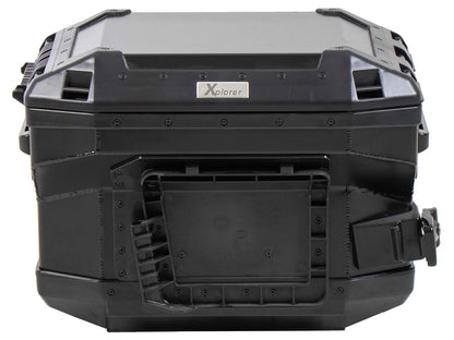 Hepco & Becker Xplorer 37 right black for cutout carrier (cut out for exhaust)