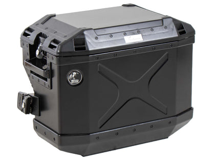 Hepco & Becker Xplorer 37 right black for cutout carrier (cut out for exhaust)