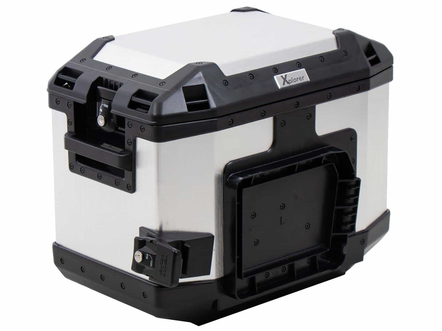 Hepco & Becker Xplorer 40 left silver for cutout carrier