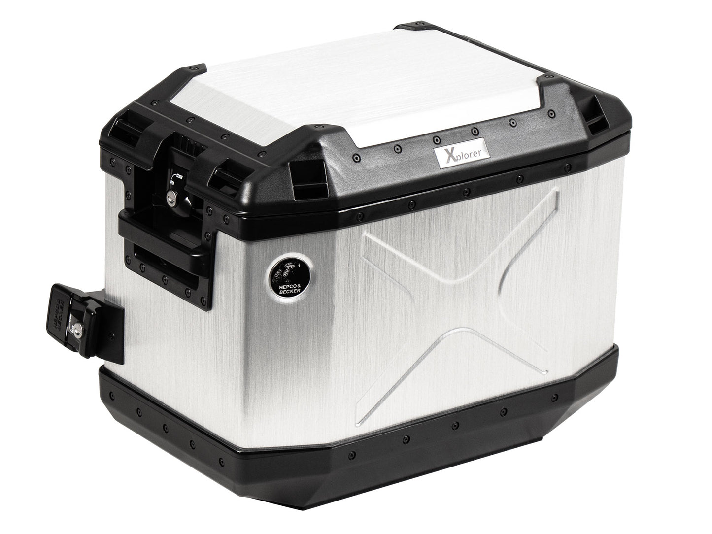 Hepco & Becker Xplorer 40 right silver for cutout carrier