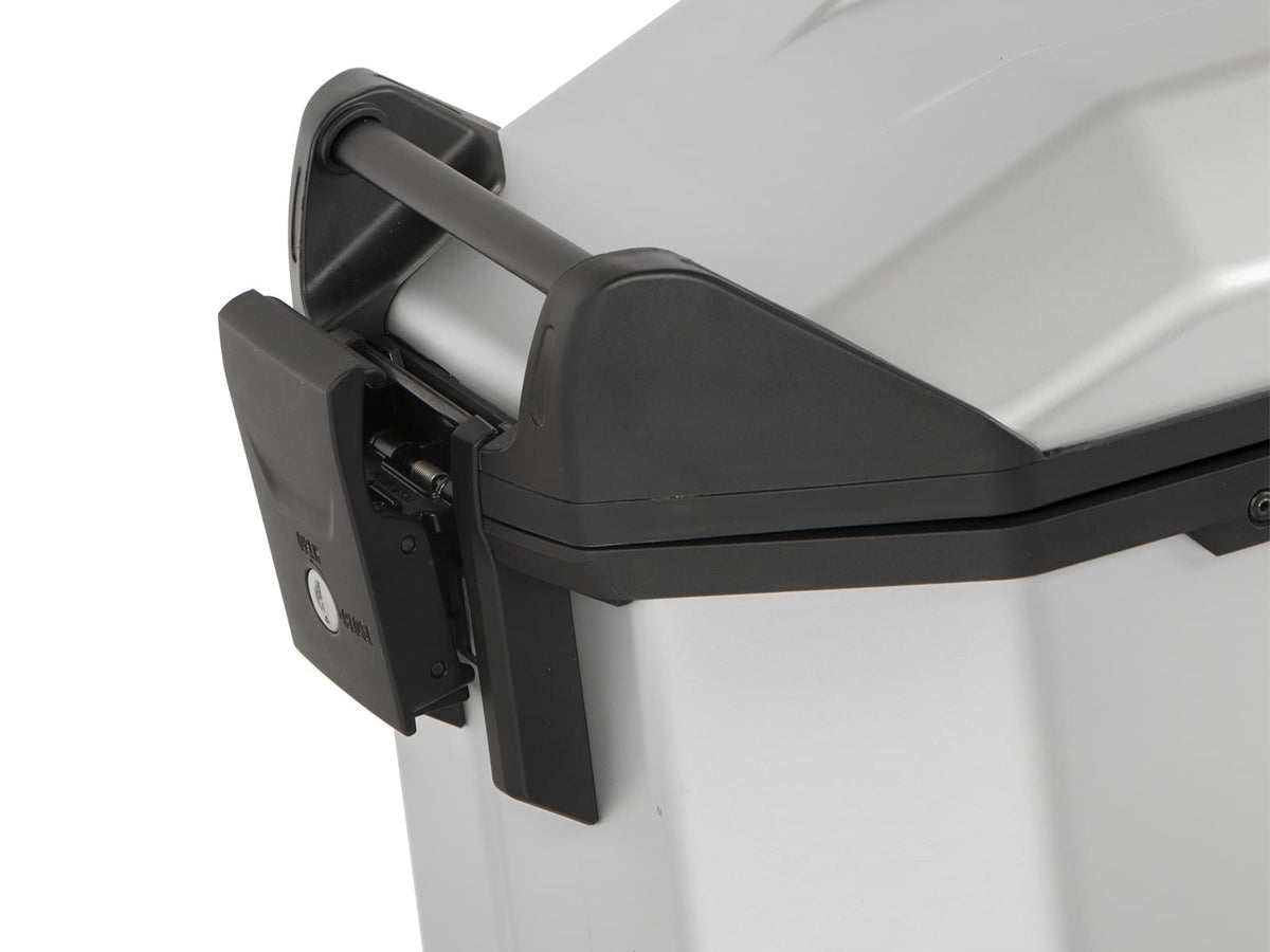 Hepco & Becker Xceed side case 38 ltr. Left – silver