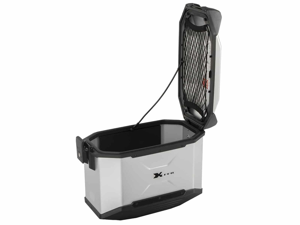 Hepco & Becker Xceed side case 38 ltr. Left – silver