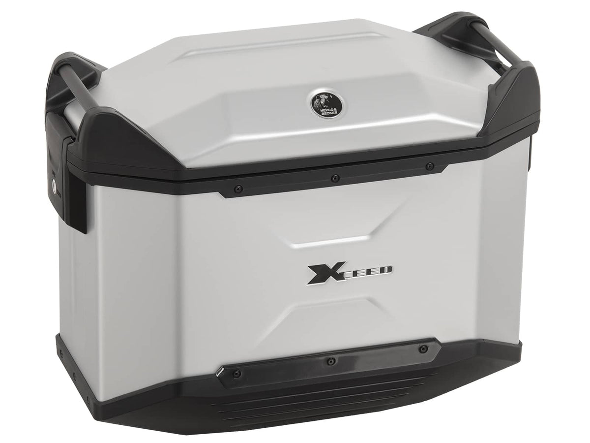 Hepco & Becker Xceed side case 38 ltr. Right – silver