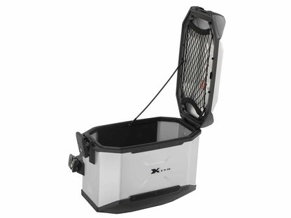 Hepco & Becker Xceed side case 38 ltr. Right – silver