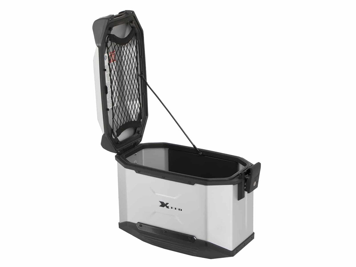 Hepco & Becker Xceed side case 38 ltr. Right – silver