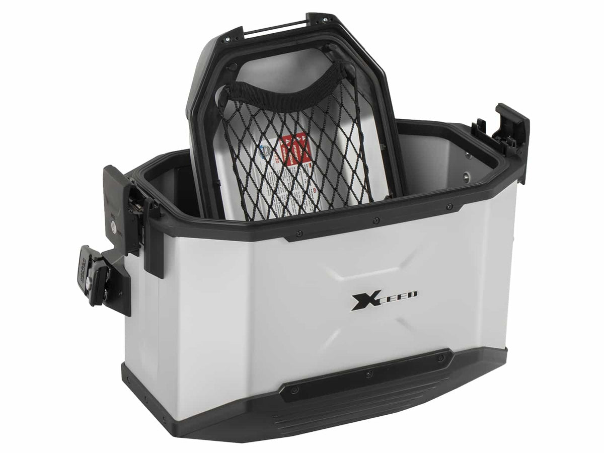 Hepco & Becker Xceed side case 38 ltr. Right – silver