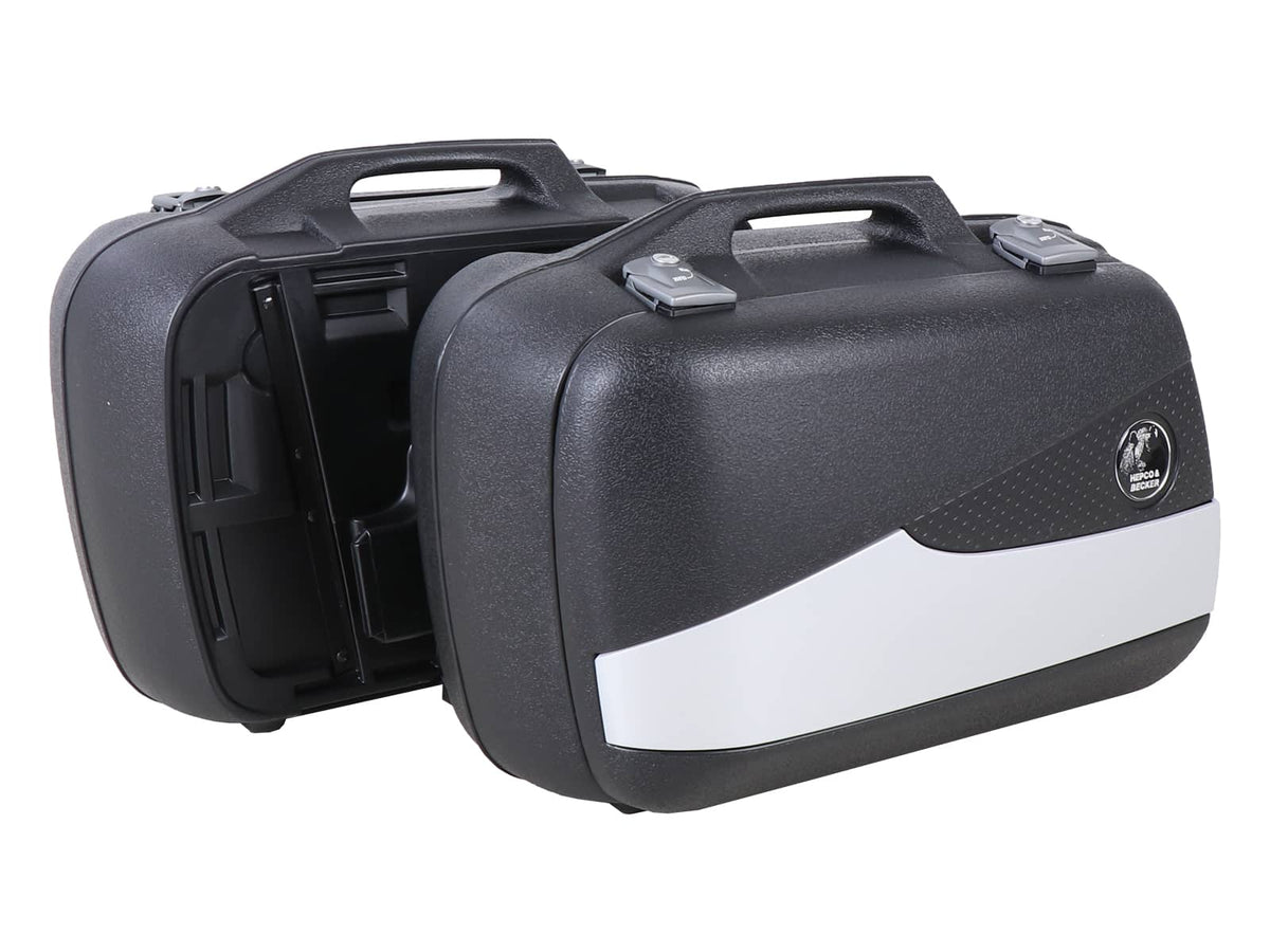 Hepco & Becker Junior Flash 30 silver side case set left/right