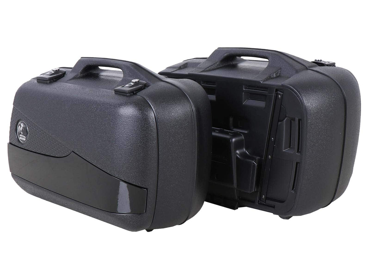 Hepco & Becker Junior Flash Enduro side case set 40 left / 30 right black