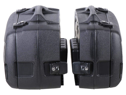 Hepco & Becker Junior Flash Enduro side case set 40 left / 30 right black