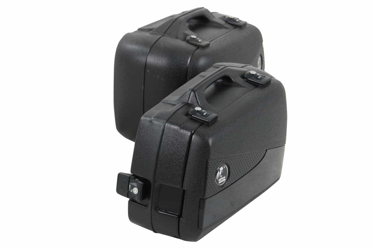 Hepco & Becker Junior Flash Enduro side case set 40 left / 30 right black