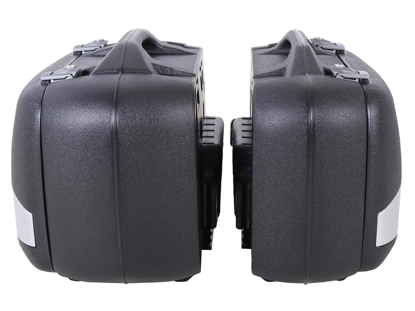 Hepco & Becker Junior Flash Enduro side case set 30 left / 40 right silver