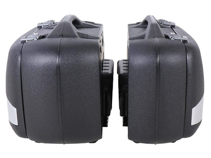 Hepco & Becker Junior Flash Enduro side case set 30 left / 40 right silver