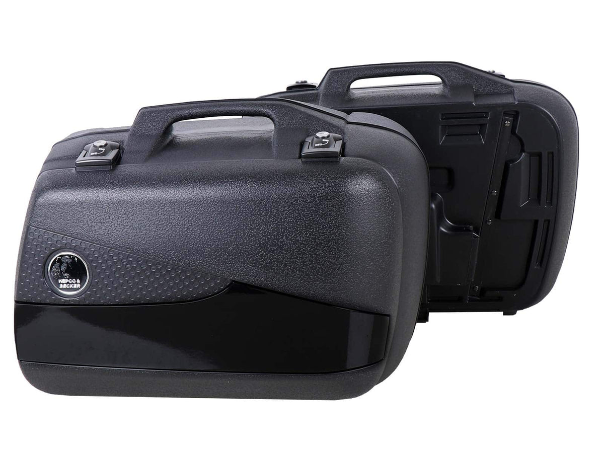 Hepco & Becker Junior Flash Enduro side case set 30 left / 40 right black