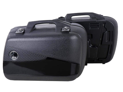 Hepco & Becker Junior Flash Enduro side case set 30 left / 40 right black