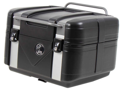 Hepco & Becker GOBI top case black/silver Edition