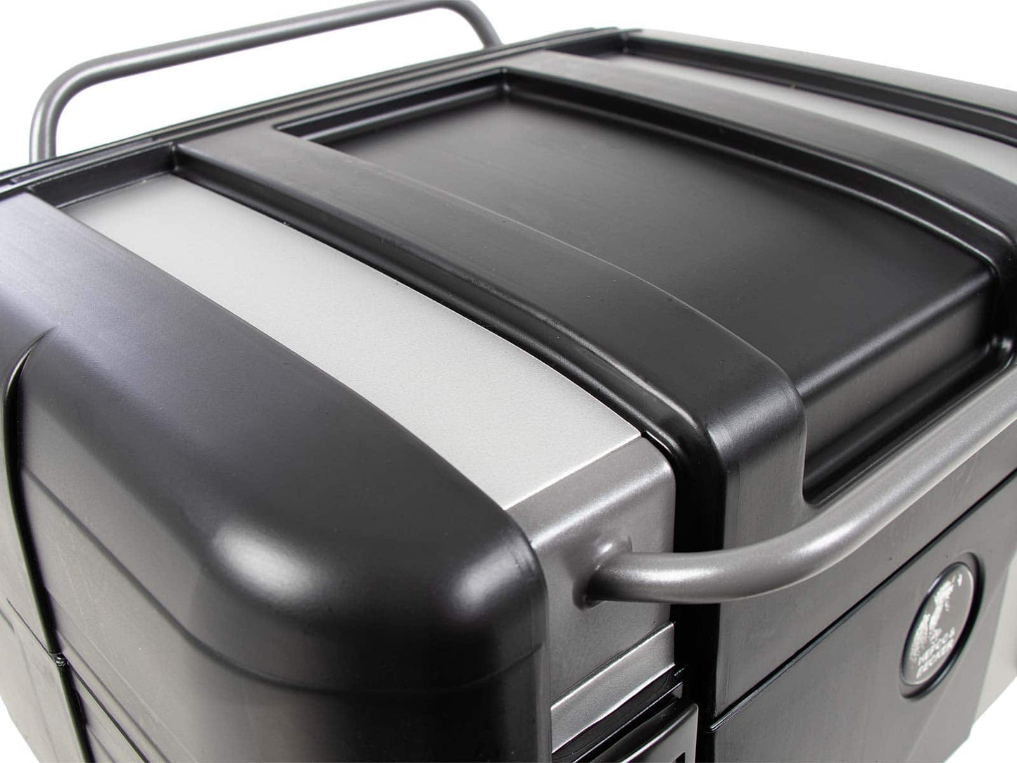 Hepco & Becker GOBI top case black/silver Edition