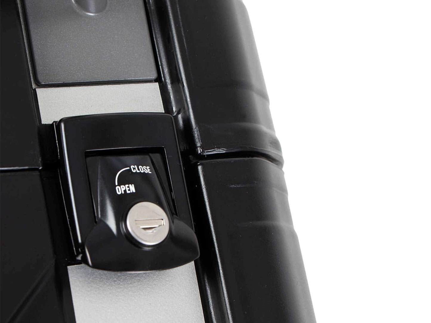Hepco & Becker GOBI top case black/silver Edition