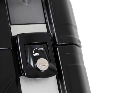 Hepco & Becker GOBI top case black/silver Edition