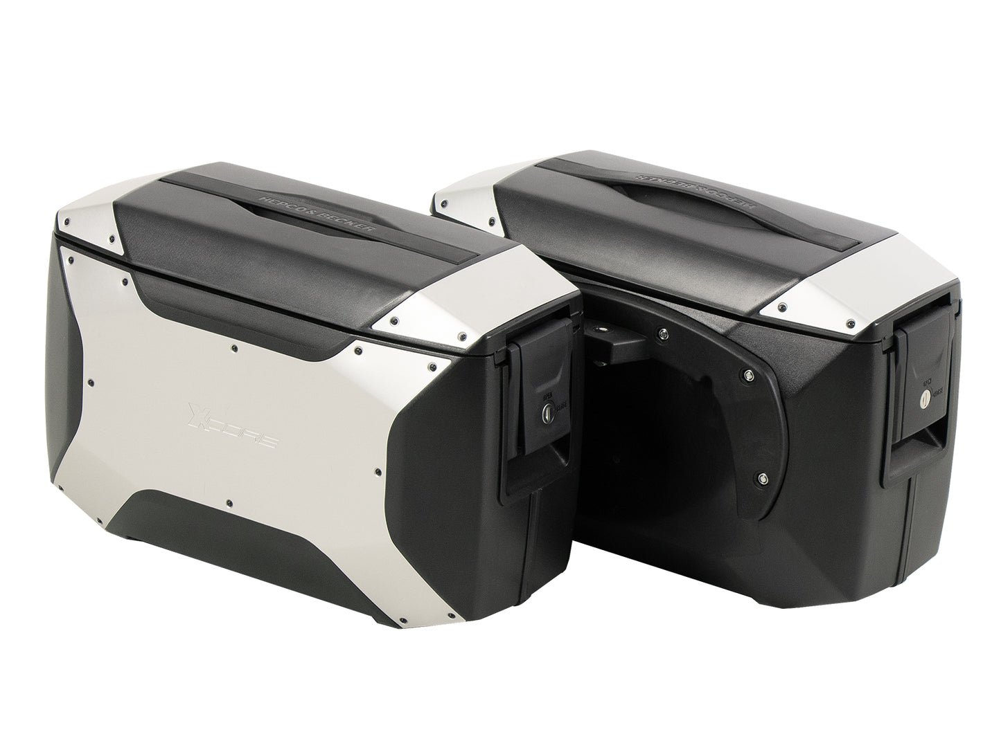 Hepco & Becker Xcore side case set for C-Bow carrier