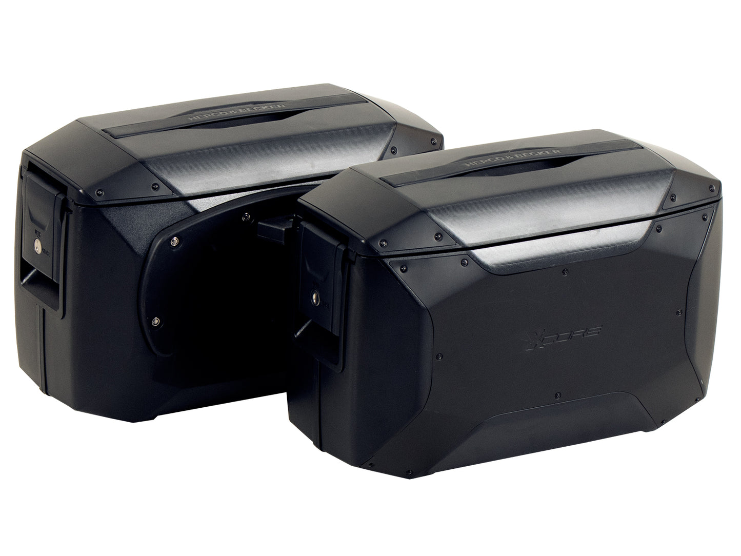 Hepco & Becker Xcore side case set for C-Bow carrier