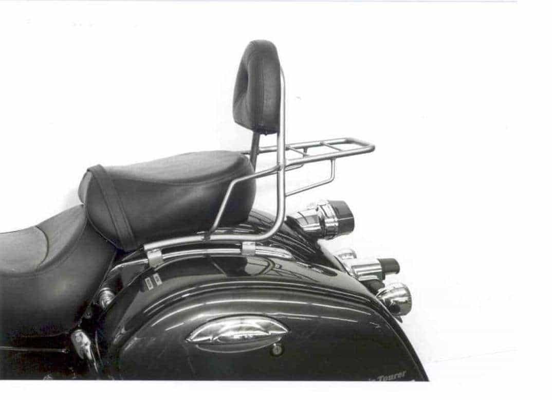 Hepco & Becker Sissybar with rearrack chrome for Kawasaki VN 1500 Classic Tourer (1998-2003)