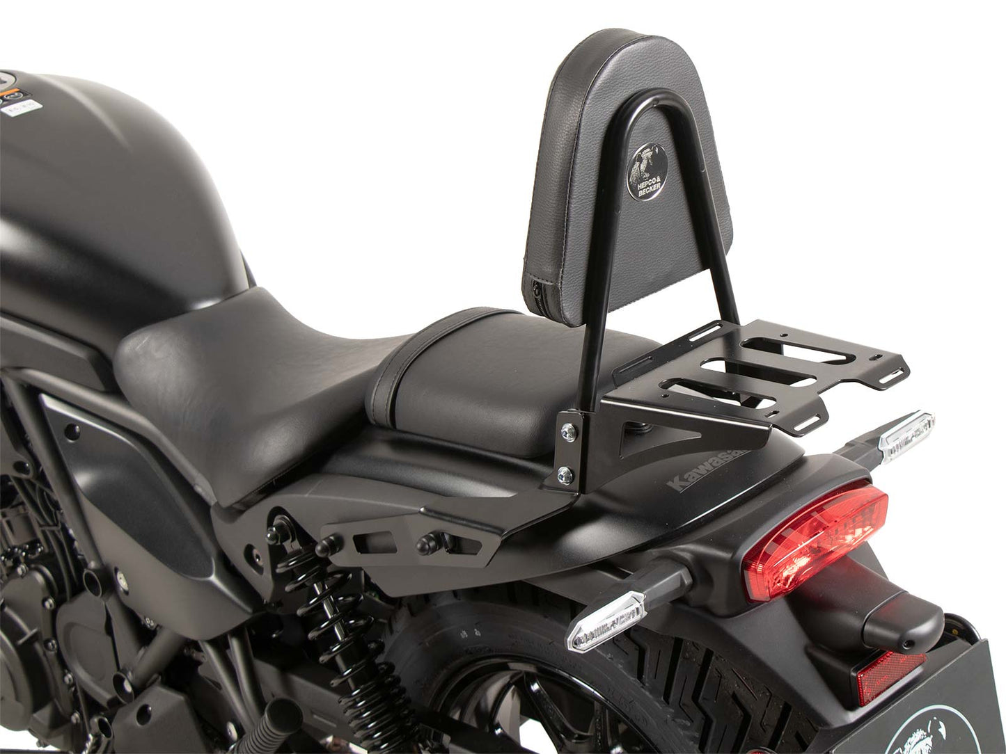 Hepco & Becker Sissybar with rearrack black for Kawasaki Eliminator 500 (2024-)