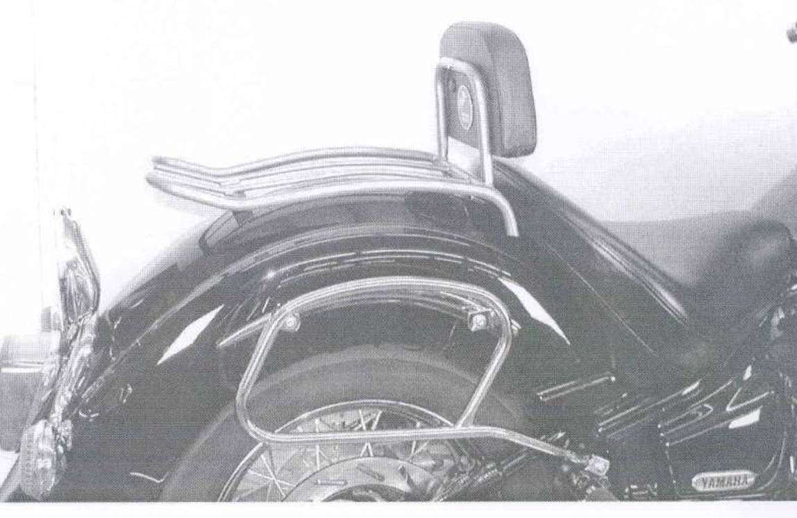 Hepco & Becker Solorack with backrest for Yamaha XVS 1100 A Drag Star Classic (2001-2007)