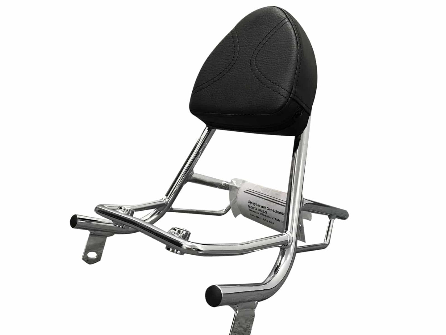 Hepco & Becker Sissybar with rearrack chrome for Moto Guzzi Nevada Classic V 750 ie/Aquilia Nera (2004-2009)