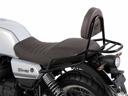 Hepco & Becker Sissybar with rearrack black/brown for Moto Guzzi V7 Stone Special Edition (850ccm) (2022-2023)