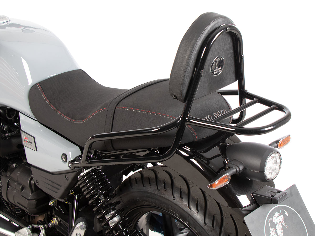 Hepco & Becker Sissybar with rearrack black for Moto Guzzi V7 Stone (2025-)