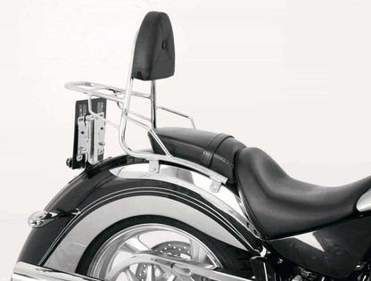 Hepco & Becker Sissybar with rearrack chrome for Victory Kingpin (2003-2016)
