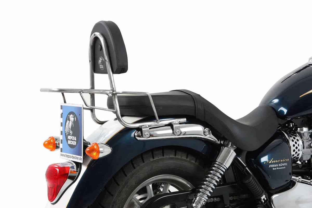 Hepco & Becker Sissybar with rearrack chrome for Triumph Bonneville Amerika/Speedmaster (2011-2017)