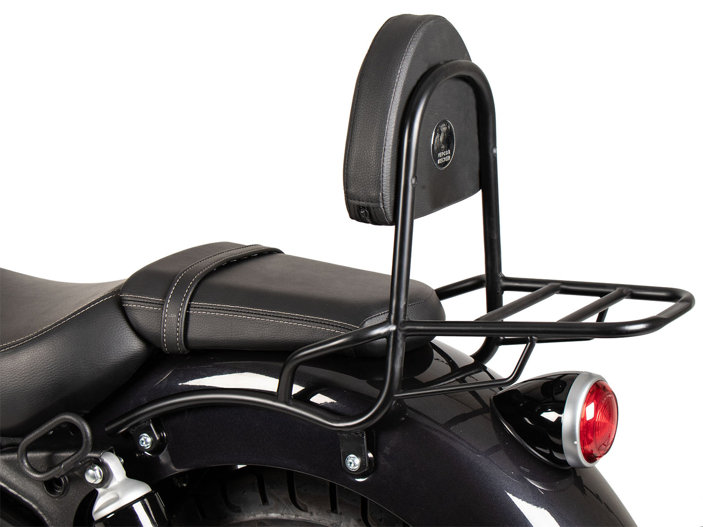 Hepco & Becker Sissybar with rearrack black for Royal Enfield Super Meteor 650 (2023-)