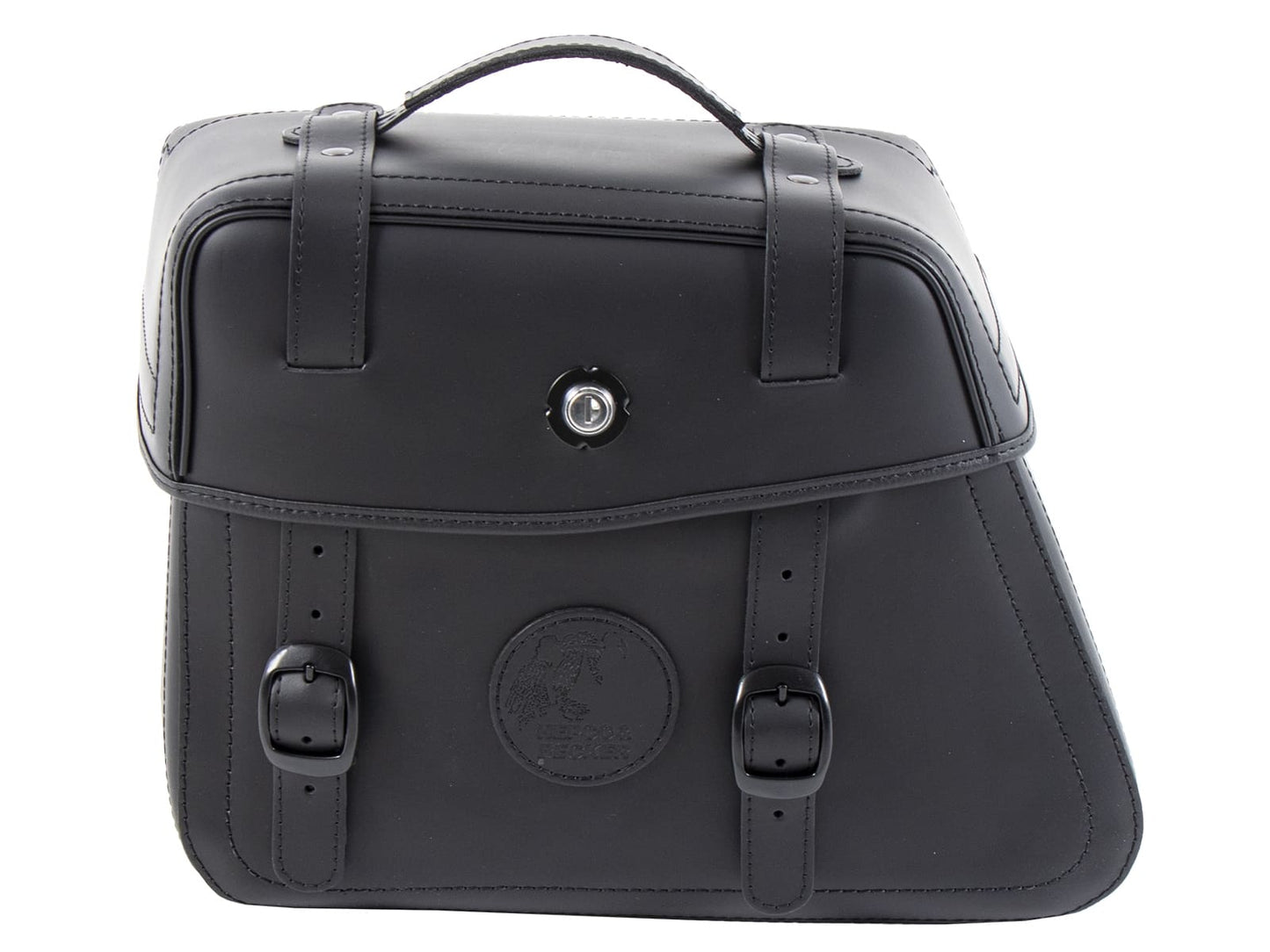 Hepco & Becker Leather single bag Rugged black left for C-Bow holder