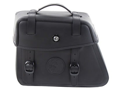 Hepco & Becker Leather single bag Rugged black left for C-Bow holder