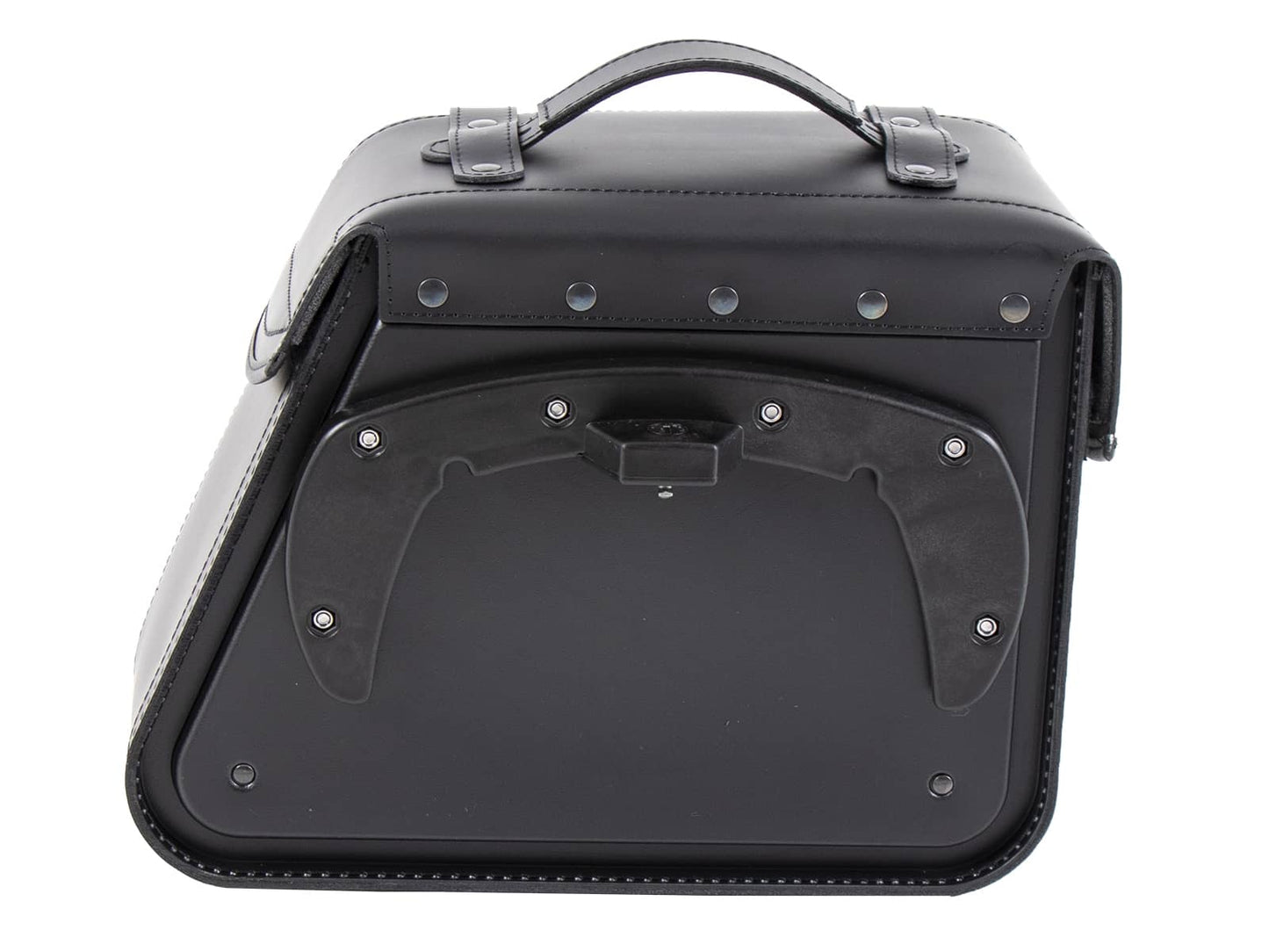 Hepco & Becker Leather single bag Rugged black left for C-Bow holder