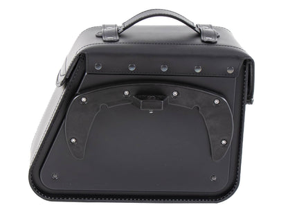 Hepco & Becker Leather single bag Rugged black left for C-Bow holder