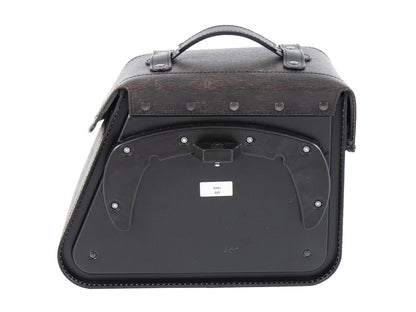 Hepco & Becker Leather single bag Rugged brown left for C-Bow holder