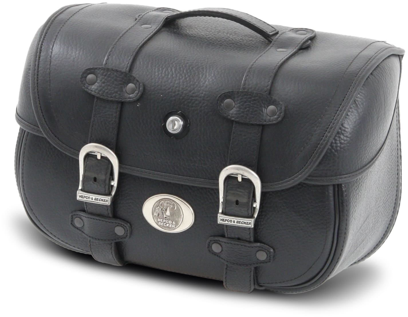 Hepco & Becker Leather single bag Liberty Big for leather bag holder tube type