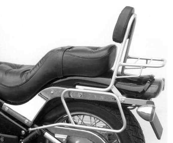 Hepco & Becker Leather bag holder tube-type - chrome for Kawasaki VN 800 (1995-2000)
