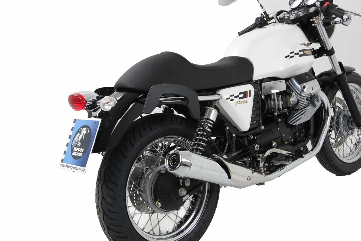 Hepco & Becker C-Bow sidecarrier black for Moto Guzzi V 7 Café Classic (2009-2011)
