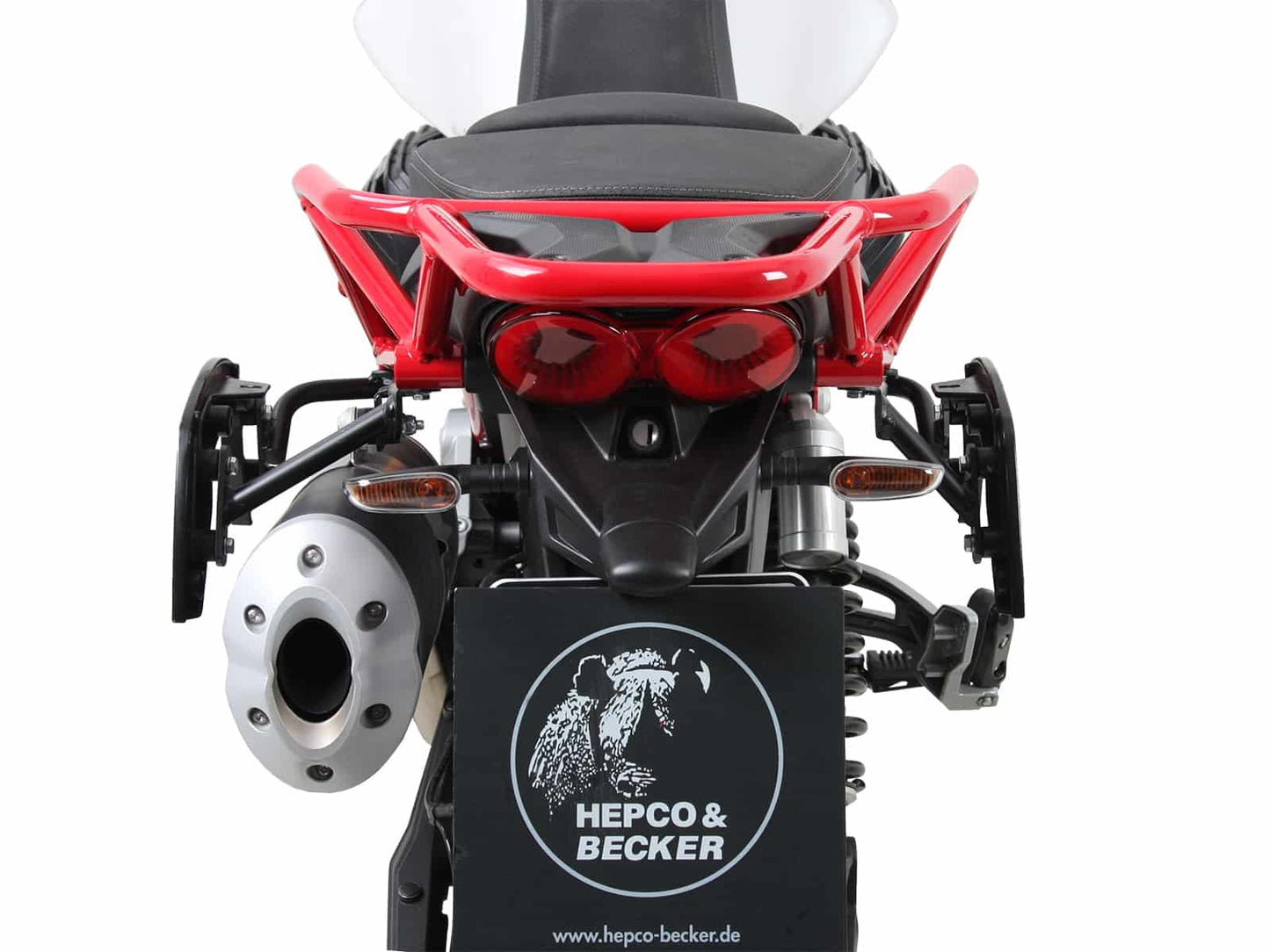 Hepco & Becker C-Bow sidecarrier black for Moto Guzzi V 85 TT (2019-2023)