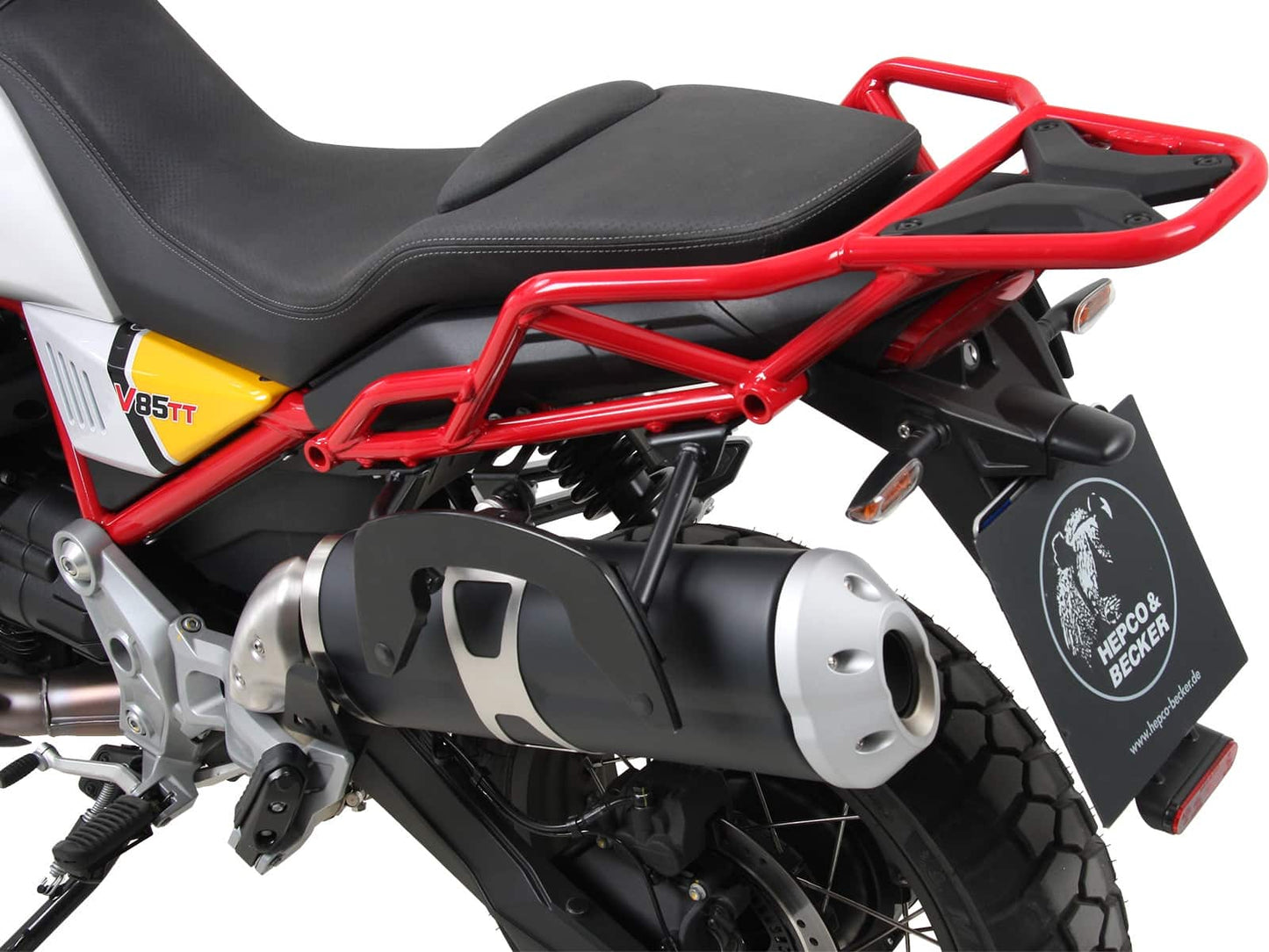 Hepco & Becker C-Bow sidecarrier black for Moto Guzzi V 85 TT (2019-2023)