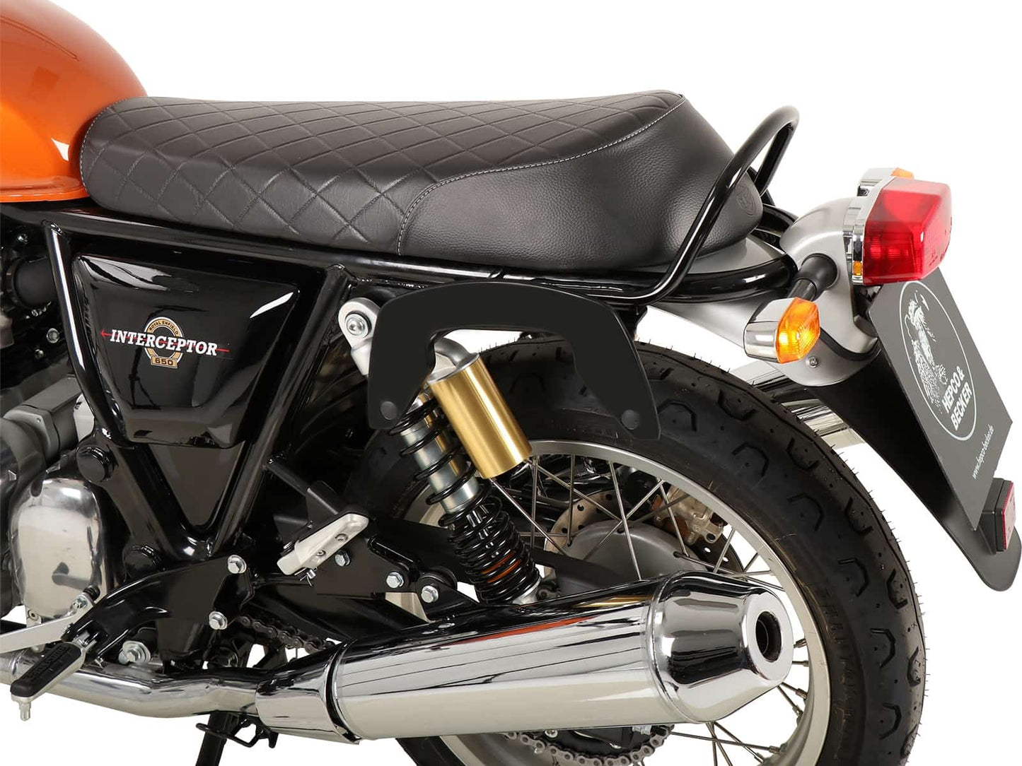 Hepco & Becker C-Bow sidecarrier black for Royal Enfield Interceptor (2018-) / Continental 650 / GT 650 (2019-)